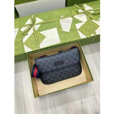 구찌 GG 수프림 벨트백 블랙 598113 24x17x3.5cm